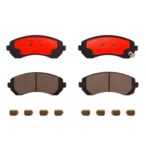 PRIME Ceramic Brake Pad Set for 2001-2007 Buick/Chevrolet/Oldsmobile (Rendezvous, Venture, Silhouette, Aztek) P10050N - alternate view