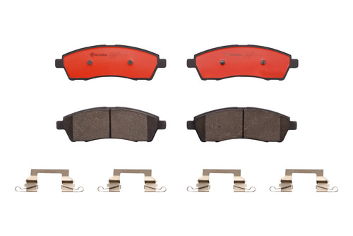 PRIME Ceramic Brake Pad Set for 1999-2005 Ford (Excursion, F-250 Super Duty, F-350 Super Duty) P24107N - top view