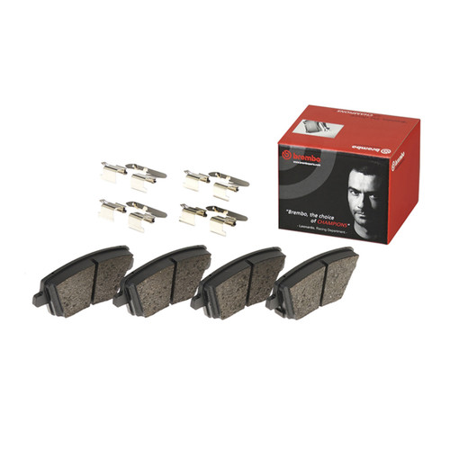 PRIME Low-Met Brake Pad Set for 2019-2025 Hyundai (Veloster N, Kona N, Elantra N) P30112 - front view