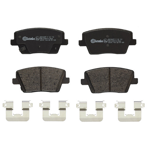 PRIME Low-Met Brake Pad Set for 2019-2025 Hyundai (Veloster N, Kona N, Elantra N) P30112 - alternate view