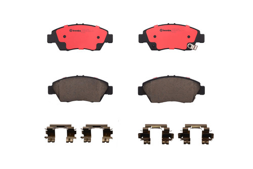 PRIME Ceramic Brake Pad Set for 1993-2014 Acura/Honda (RSX, Civic, Civic del Sol, Fit) P28023N - top view