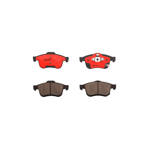 PRIME Ceramic Brake Pad Set for 2014-2020 Fiat (500L) P23167N - kit contents