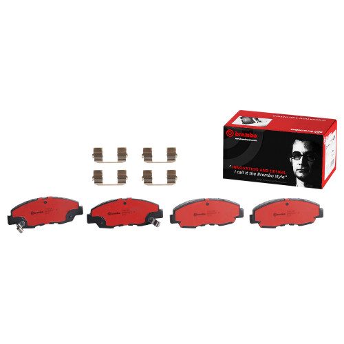 PRIME Ceramic Brake Pad Set for 1990-2015 Acura/Honda (CL, Accord, Civic, CR-V) P28042N - back view