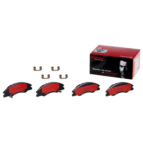 PRIME Ceramic Brake Pad Set for 2004-2009 Kia (Spectra, Spectra5) P30042N - kit contents
