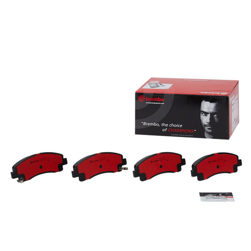 PRIME Ceramic Brake Pad Set for 2006-2014 Honda/Acura (Ridgeline, TL) P28073N - back view