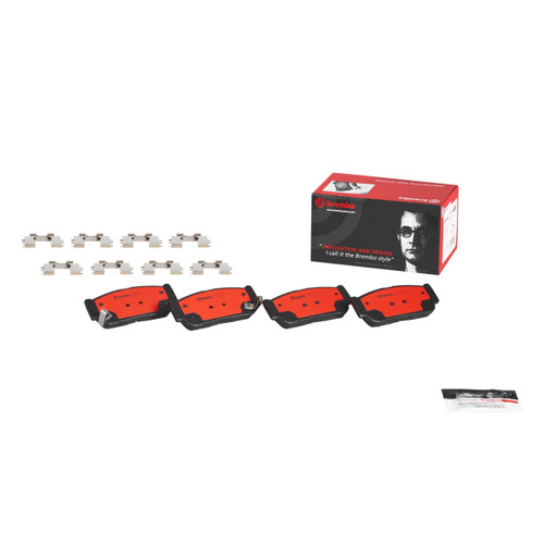 PRIME Ceramic Brake Pad Set for 2003-2009 Kia/Hyundai (Sorento, Sedona, Entourage) P30049N - kit contents