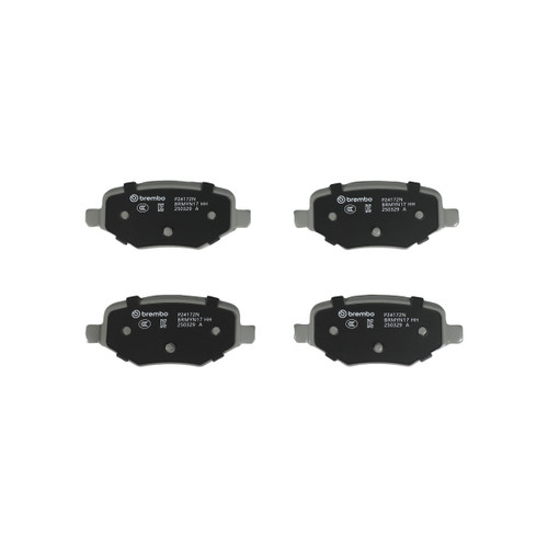 PRIME Ceramic Brake Pad Set for 2009-2019 Ford/Lincoln (Flex, MKS, MKT, Taurus) P24172N - back view