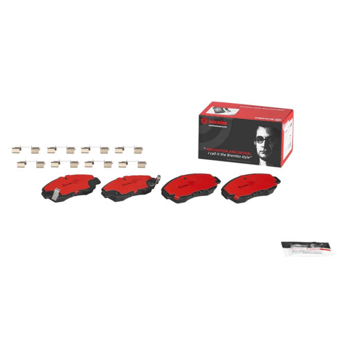 PRIME Ceramic Brake Pad Set for 1998-2002 Honda (Accord) P28052N - kit contents