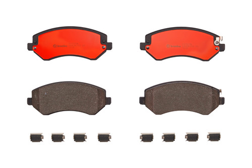 PRIME Ceramic Brake Pad Set for 2001-2007 Chrysler/Dodge/Jeep (Town &amp; Country, Voyager, Caravan, Grand Caravan) P37007N - front view