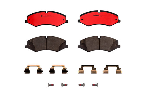 PRIME Ceramic Brake Pad Set for 2010-2017 Land Rover (Range Rover, Range Rover Sport, LR4) P44024N - top view