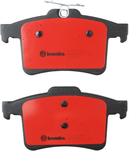 PRIME Ceramic Brake Pad Set for 2010-2017 Jaguar (XF, XFR, XKR, XJ) P36026N - back view