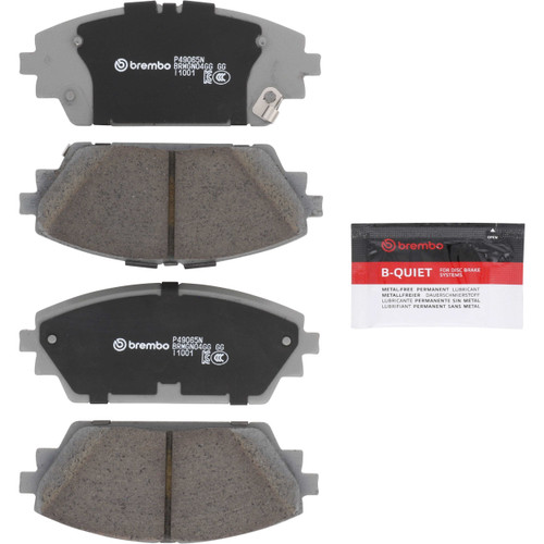 PRIME Ceramic Brake Pad Set for 2019-2025 Mazda (3) P49065N - kit contents