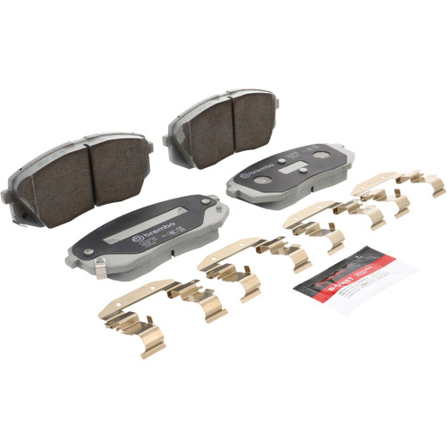 PRIME Ceramic Brake Pad Set for 2015-2024 Hyundai/Kia (Sonata, Optima, Soul, Elantra GT) P30093N - angled view