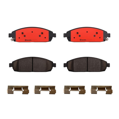 PRIME Ceramic Brake Pad Set for 2005-2010 Jeep (Grand Cherokee, Commander) P37010N - alternate view