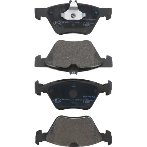 PRIME Low-Met Brake Pad Set for 2006-2009 Mercedes-Benz (E350) P50075 - kit contents