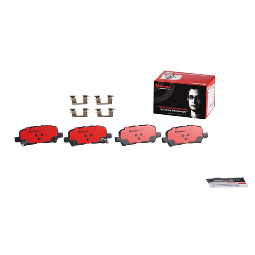 PRIME Ceramic Brake Pad Set for 2004-2016 Pontiac/Buick/Chevrolet (Grand Prix, LaCrosse, Impala, Impala Limited) P37014N - kit contents