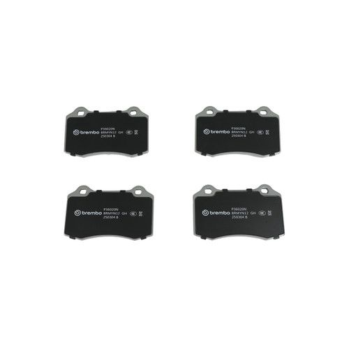 PRIME Ceramic Brake Pad Set for 1998-2007 Jaguar/Volvo (Vanden Plas, XJ8, XJR, S-Type) P36020N - back view