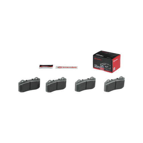 PRIME Ceramic Brake Pad Set for 1998-2007 Jaguar/Volvo (Vanden Plas, XJ8, XJR, S-Type) P36020N - packaging