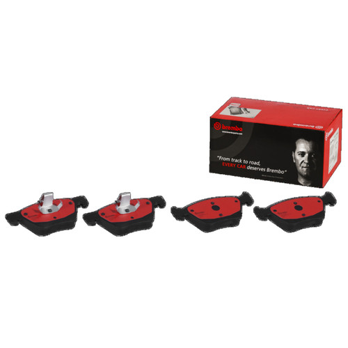 PRIME Ceramic Brake Pad Set for 1996-2009 Mercedes-Benz/Chrysler (CLK320, CLK430, E300, E320) P50026N - kit contents