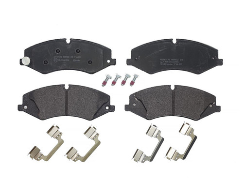 PRIME Low-Met Brake Pad Set for 2010-2017 Land Rover (Range Rover Sport, LR4, Range Rover) P44022