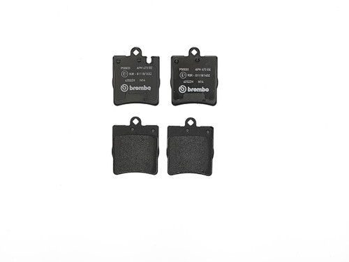 PRIME Low-Met Brake Pad Set for 1996-2011 Mercedes-Benz (C230, C240, C32 AMG, C320) P50033 - top view