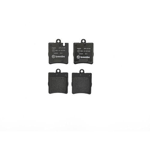 PRIME Low-Met Brake Pad Set for 1996-2011 Mercedes-Benz (C230, C240, C32 AMG, C320) P50033 - alternate view
