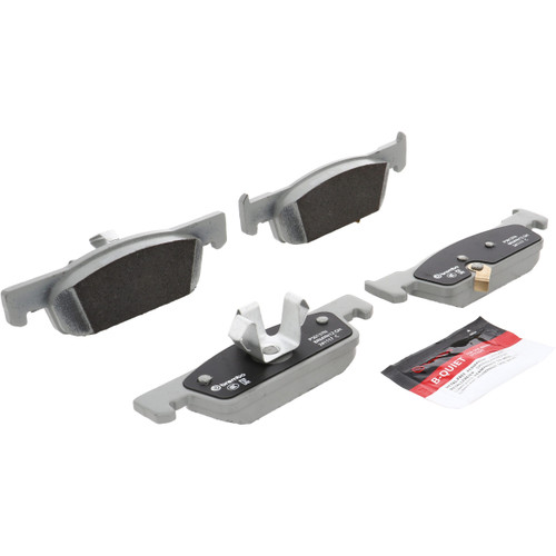 PRIME Ceramic Brake Pad Set for 2016-2019 Smart (Fortwo, EQ fortwo) P50137N - angled view