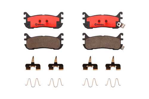 PRIME Ceramic Brake Pad Set for 1994-2005 Mazda (Miata, Protege) P49021N - top view