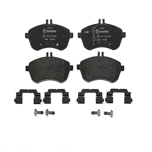 PRIME Low-Met Brake Pad Set for 2008-2015 Mercedes-Benz (C300, C250, SLK250) P50067 - front view