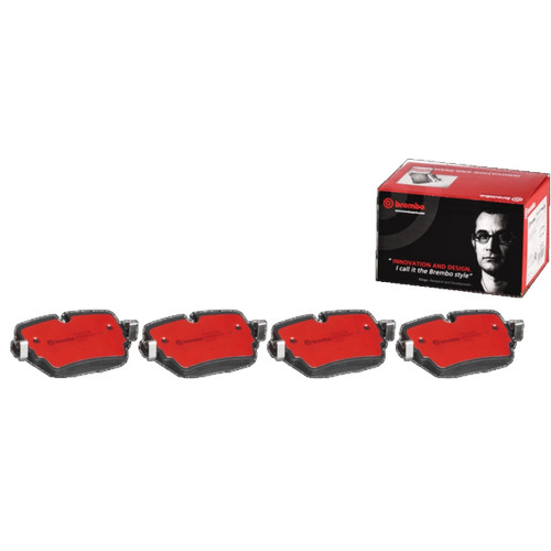 PRIME Ceramic Brake Pad Set for 2014-2023 Jaguar (F-Type, XJR, XJ, XJR575) P36033N - kit contents