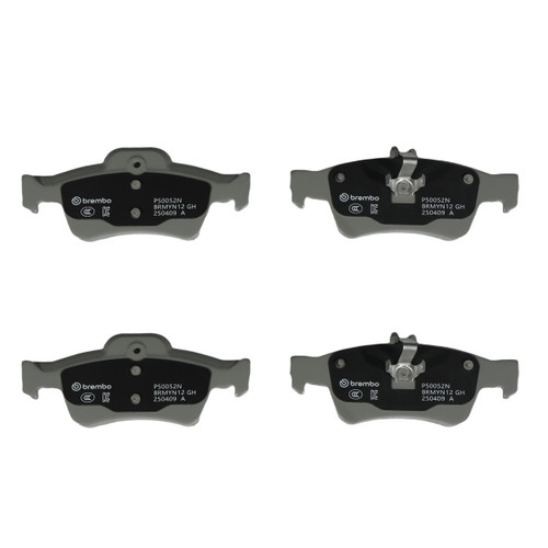 PRIME Ceramic Brake Pad Set for 2003-2018 Mercedes-Benz (CL500, E320, E500, S430) P50052N - back view