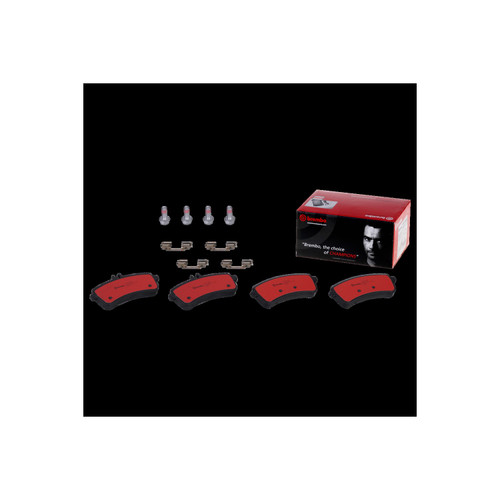 PRIME Ceramic Brake Pad Set for 2013-2025 Mercedes-Benz (SL63 AMG, SL65 AMG, S600, S63 AMG) P50125N - back view