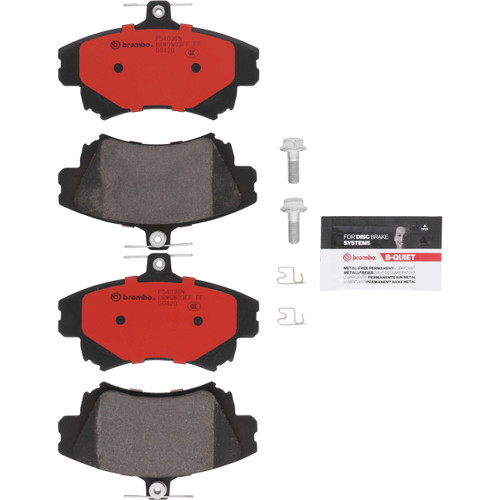 PRIME Ceramic Brake Pad Set for 2000-2004 Volvo (S40, V40) P54036N - kit contents
