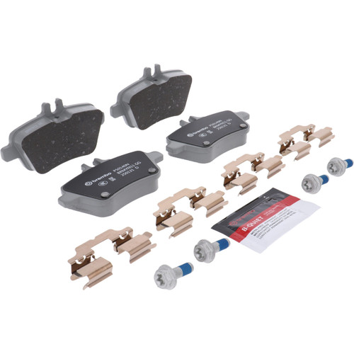 PRIME Ceramic Brake Pad Set for 2014-2020 Mercedes-Benz/INFINITI (CLA250, GLA250, QX30, SLC300) P50140N - angled view
