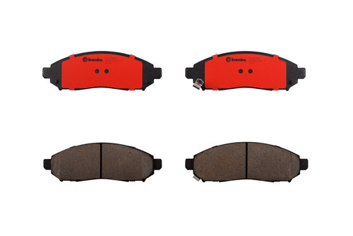 PRIME Ceramic Brake Pad Set for 2005-2020 Nissan/Chevrolet (Xterra, Pathfinder, Frontier, LEAF) P56096N - front view