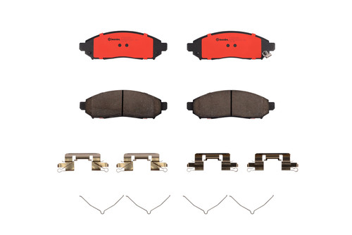 PRIME Ceramic Brake Pad Set for 2005-2020 Nissan/Suzuki (Pathfinder, Xterra, Frontier, Equator) P56059N - front view