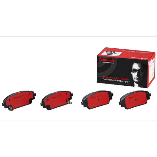 PRIME Ceramic Brake Pad Set for 2014-2020 Mazda (3, 3 Sport, CX-3) P49050N - kit contents