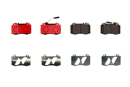 PRIME Ceramic Brake Pad Set for 1999-2012 Mercedes-Benz (C230, C240, CL500, C320) P50041N - top view