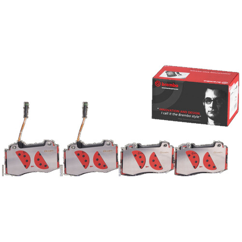 PRIME Ceramic Brake Pad Set for 1999-2012 Mercedes-Benz (C230, C240, CL500, C320) P50041N - kit contents