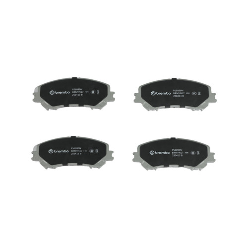 PRIME Ceramic Brake Pad Set for 2014-2021 Nissan (Rogue, Rogue Sport, Qashqai) P56099N - back view