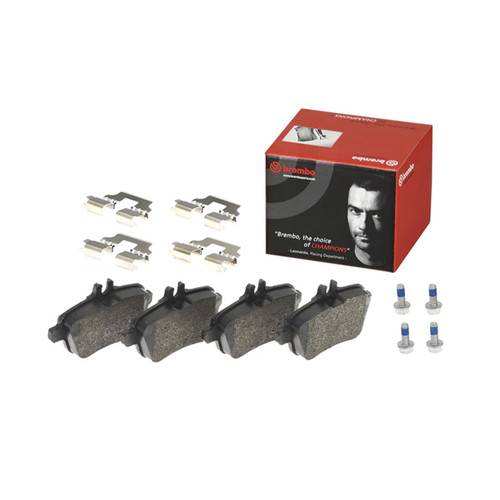 PRIME Low-Met Brake Pad Set for 2014-2018 Mercedes-Benz (CLA250) P50091 - kit contents