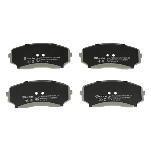 PRIME Ceramic Brake Pad Set for 2007-2025 Mazda/Ford/Lincoln (CX-7, Edge, MKX, CX-9) P54059N - back view