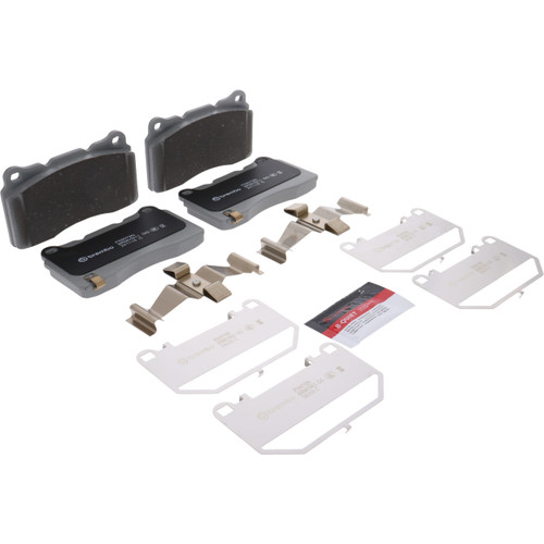 PRIME Ceramic Brake Pad Set for 2008-2024 Hyundai/Tesla/Buick (Genesis Coupe, Roadster, Regal, XTS) P59079N - angled view