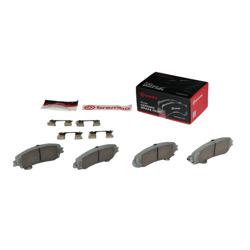 PRIME Ceramic Brake Pad Set for 2014-2025 INFINITI/Nissan (Q50, Rogue, QX50, Q60) P56106N - packaging