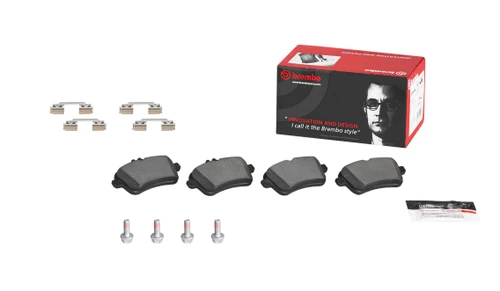 PRIME Ceramic Brake Pad Set for 2012-2019 Mercedes-Benz (GL63 AMG, ML63 AMG, GLE63 AMG, GLE63 AMG S) P50101N - back view