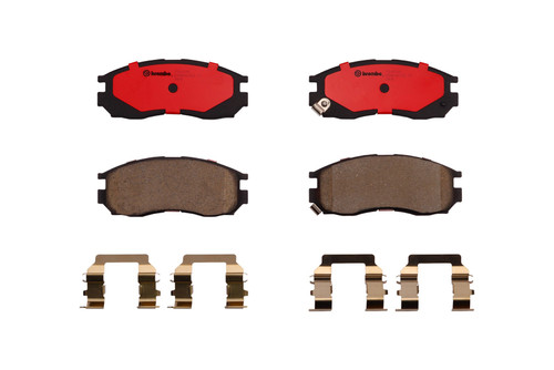 PRIME Ceramic Brake Pad Set for 1990-2005 Chrysler/Dodge/Eagle (Sebring, Avenger, Summit, Talon) P54014N - front view