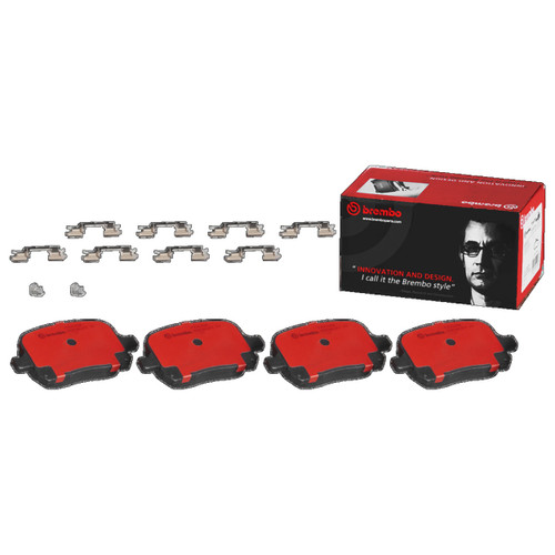 PRIME Ceramic Brake Pad Set for 1997-2004 Lexus/Toyota (ES300, RX300, Avalon, Camry) P83040N - kit contents