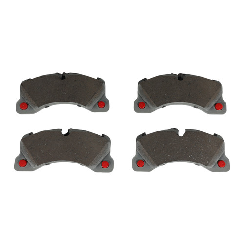 PRIME Ceramic Brake Pad Set for 2008-2025 Porsche/Audi (Cayenne, Panamera, Taycan, e-tron GT) P65017N - front view