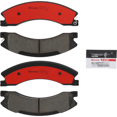 PRIME Ceramic Brake Pad Set for 2012-2024 Nissan (NV1500, NV2500, NV3500, TITAN XD) P56124N - kit contents