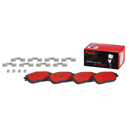 PRIME Ceramic Brake Pad Set for 2002-2015 Lexus/Toyota (ES300, ES330, Sienna, Solara) P83105N - kit contents